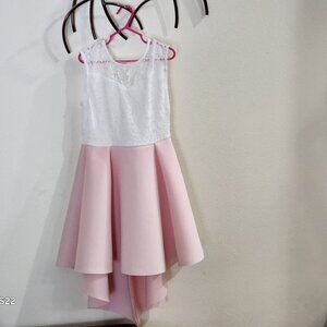 Rare Editions pretty in pink fancy dress young girl. Size 5 pink and white.